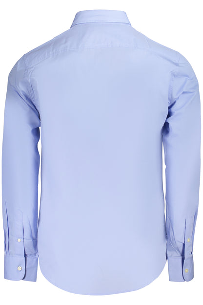 Chemise � manches longues pour homme US GRAND, bleue