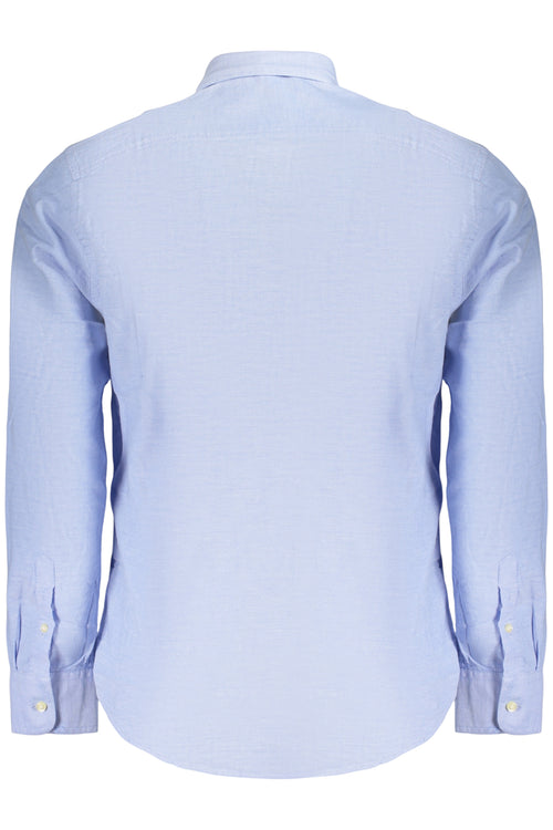 Camisa de manga larga para hombre U.S. GRAND, azul