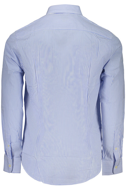Chemise � manches longues pour homme US GRAND, bleue