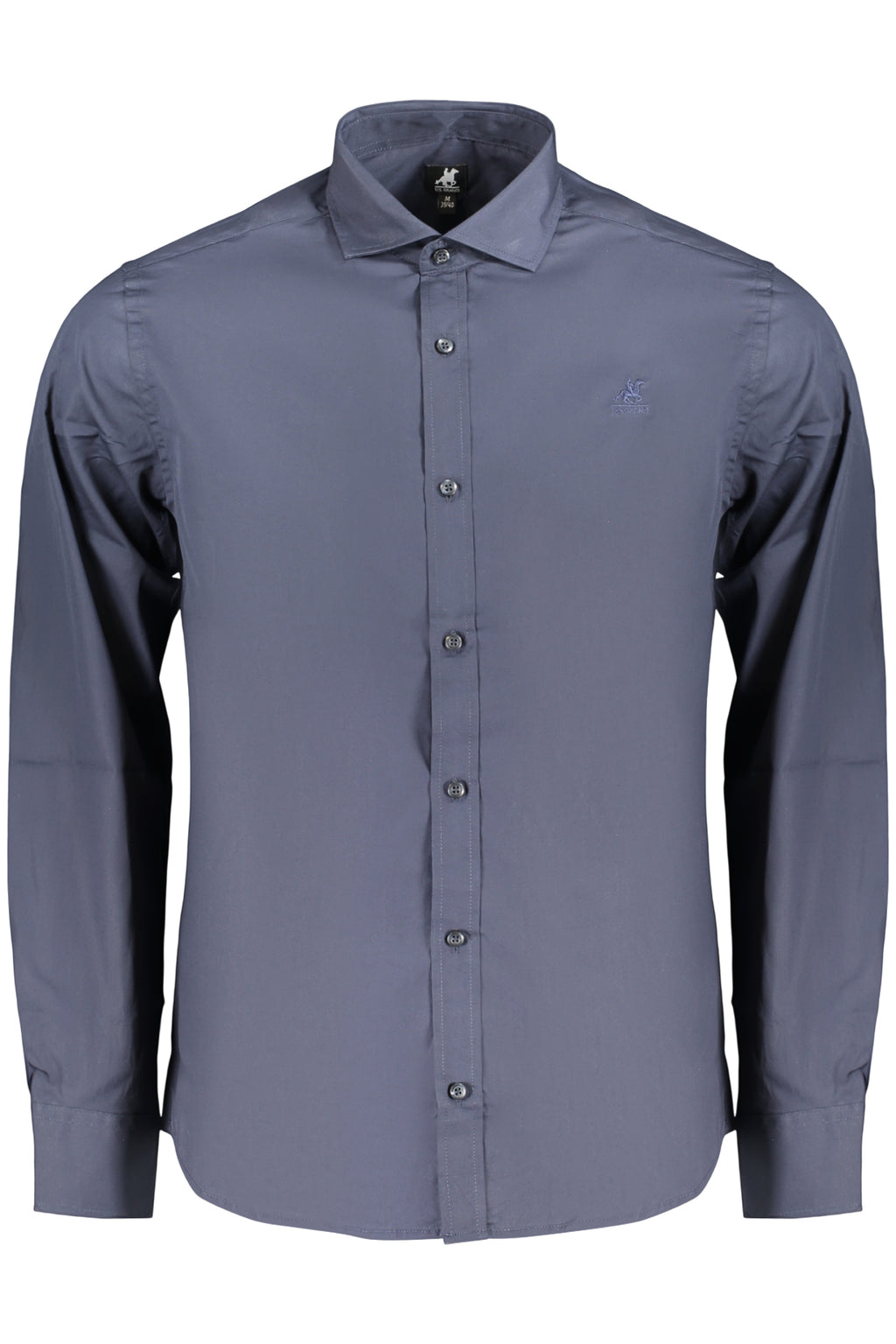 Camisa azul de manga larga para hombre de la marca U.S. GRAND
