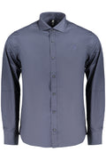 Camisa azul de manga larga para hombre de la marca U.S. GRAND