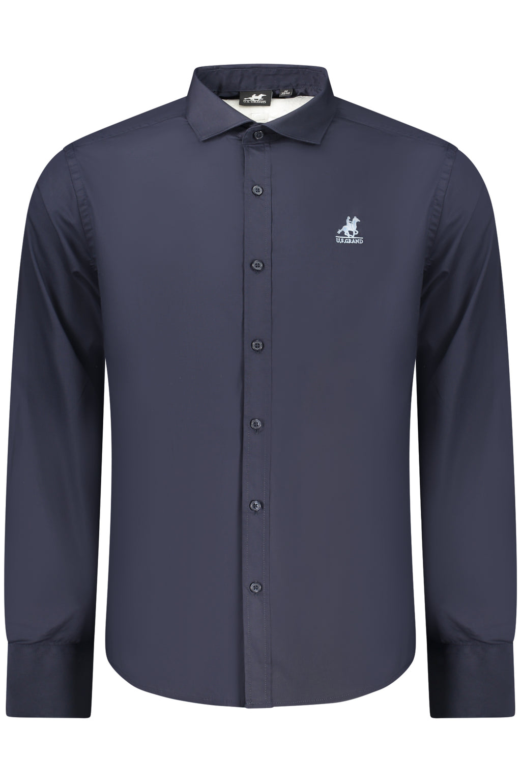 Camisa azul de manga larga para hombre de la marca U.S. GRAND