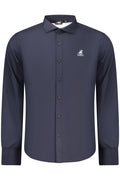 Camisa azul de manga larga para hombre de la marca U.S. GRAND