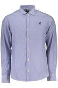 Camisa azul de manga larga para hombre de la marca U.S. GRAND