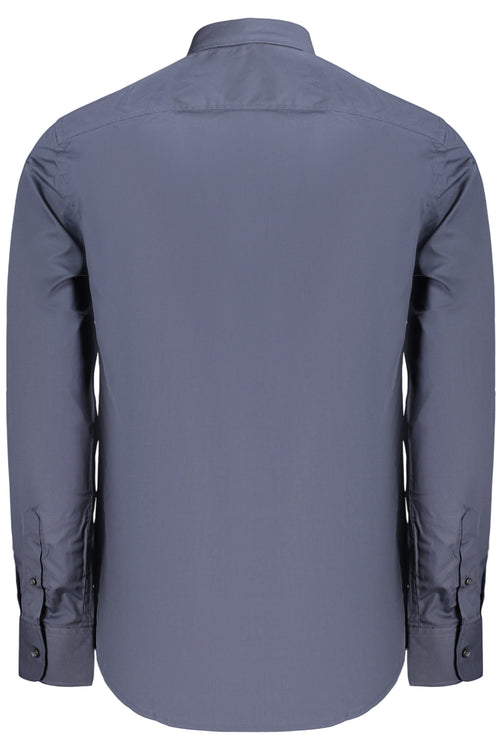 Camisa azul de manga larga para hombre de la marca U.S. GRAND