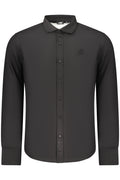 Camisa negra de manga larga para hombre de la marca U.S. GRAND