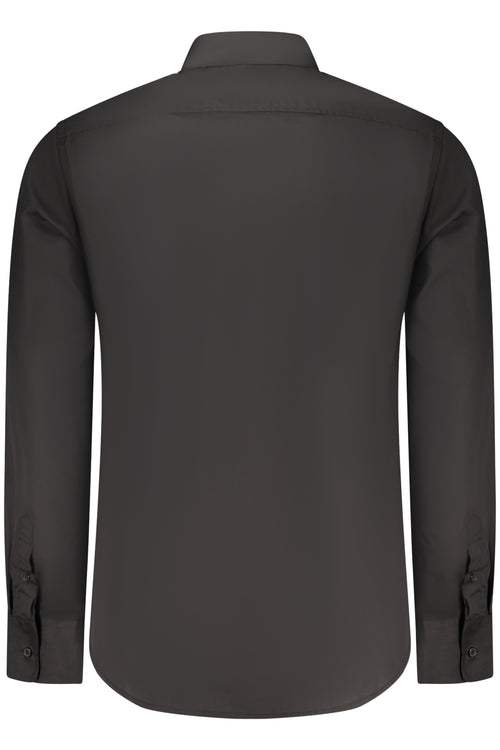 Camisa negra de manga larga para hombre de la marca U.S. GRAND