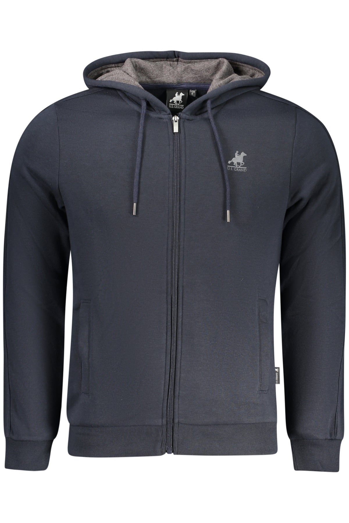 Sudadera azul con cremallera para hombre de la marca U.S. GRAND