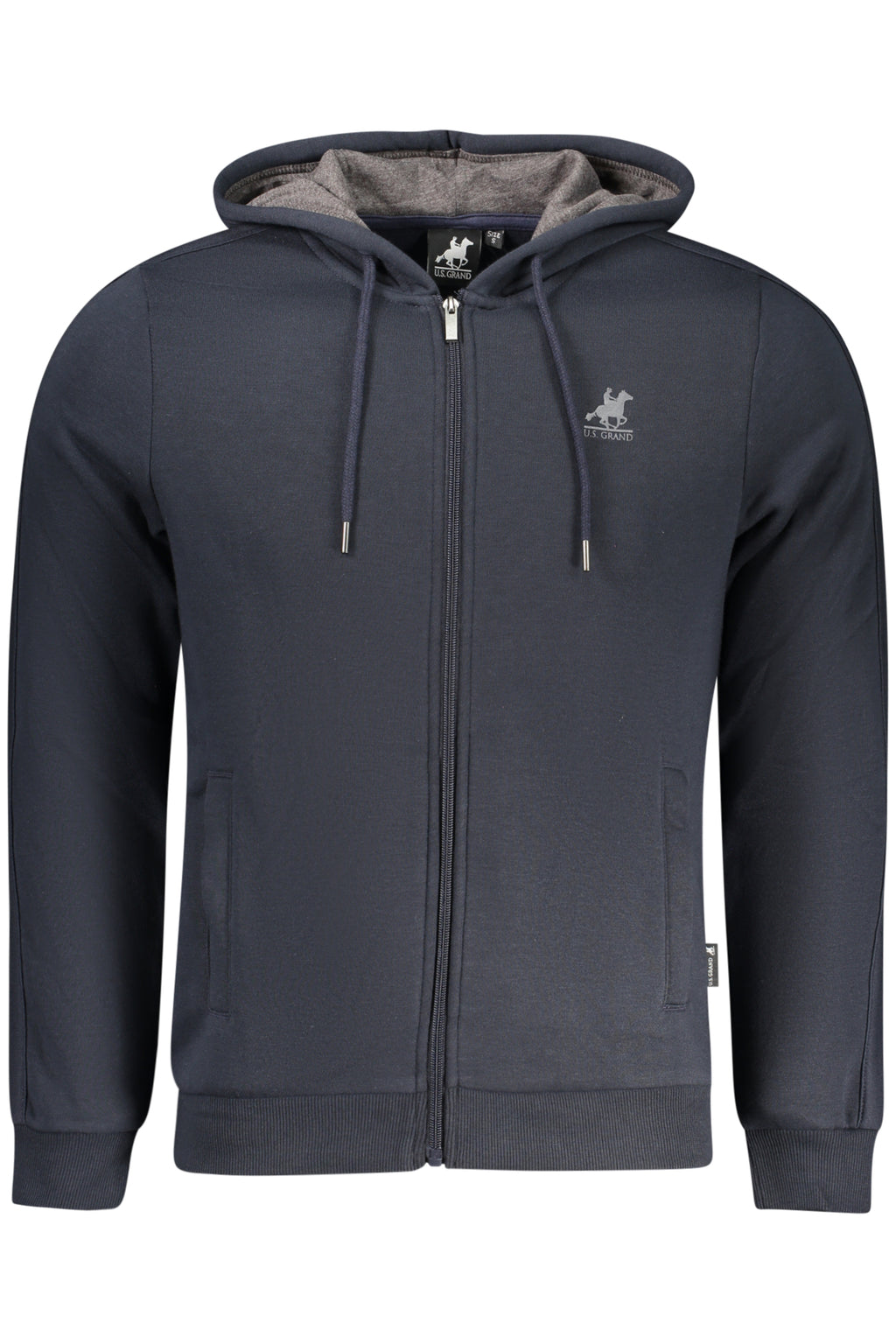 Sudadera azul con cremallera para hombre de la marca U.S. GRAND