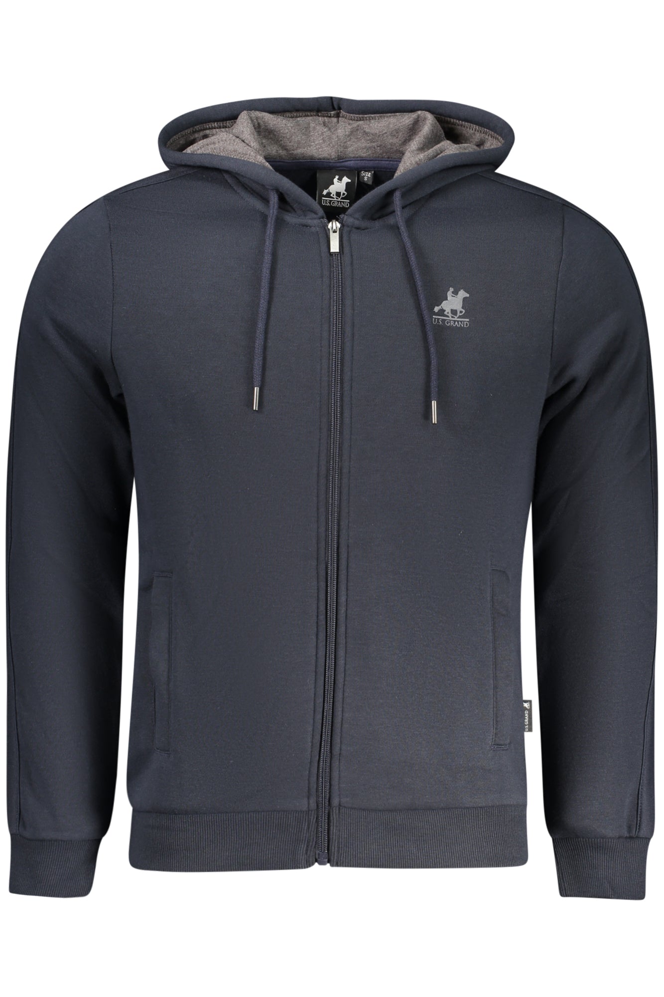 Sudadera azul con cremallera para hombre de la marca U.S. GRAND