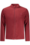 Sudadera roja con cremallera para hombre de U.S. GRAND