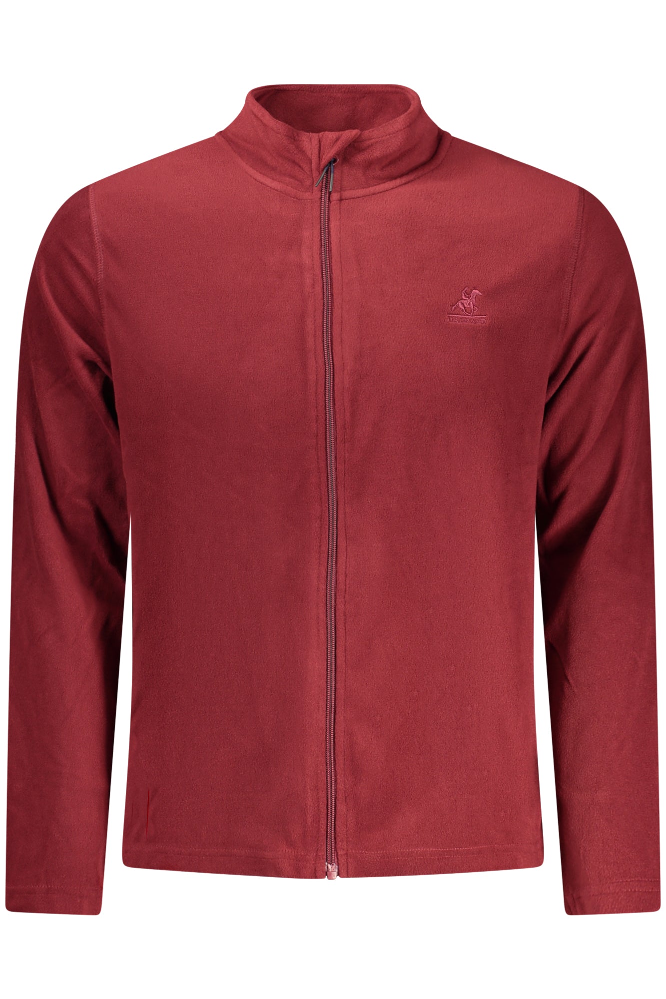 Sudadera roja con cremallera para hombre de U.S. GRAND