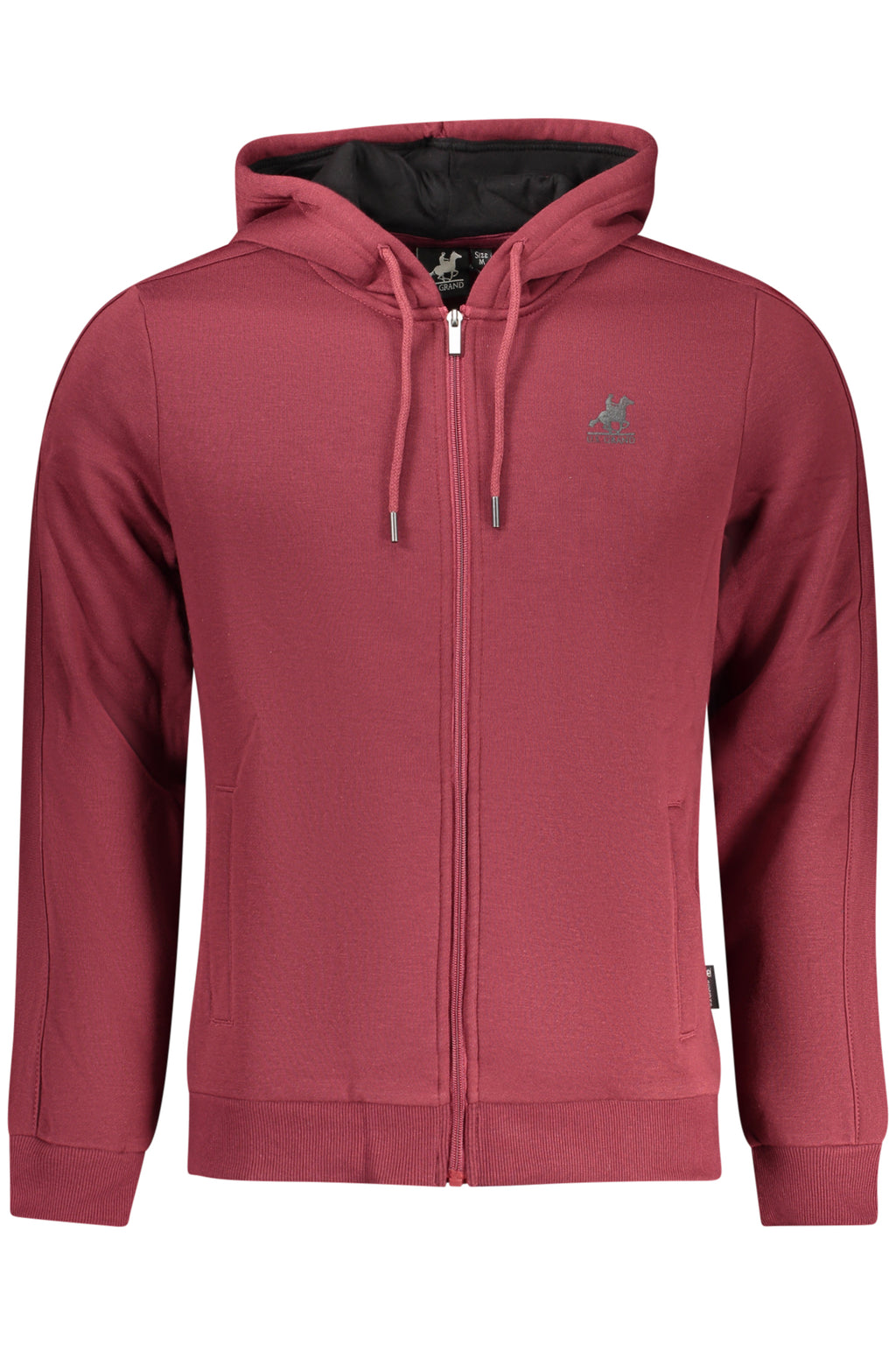 Sudadera roja con cremallera para hombre de U.S. GRAND