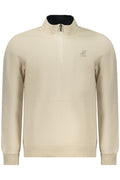 Sudadera con cremallera para hombre U.S. GRAND, color beige.