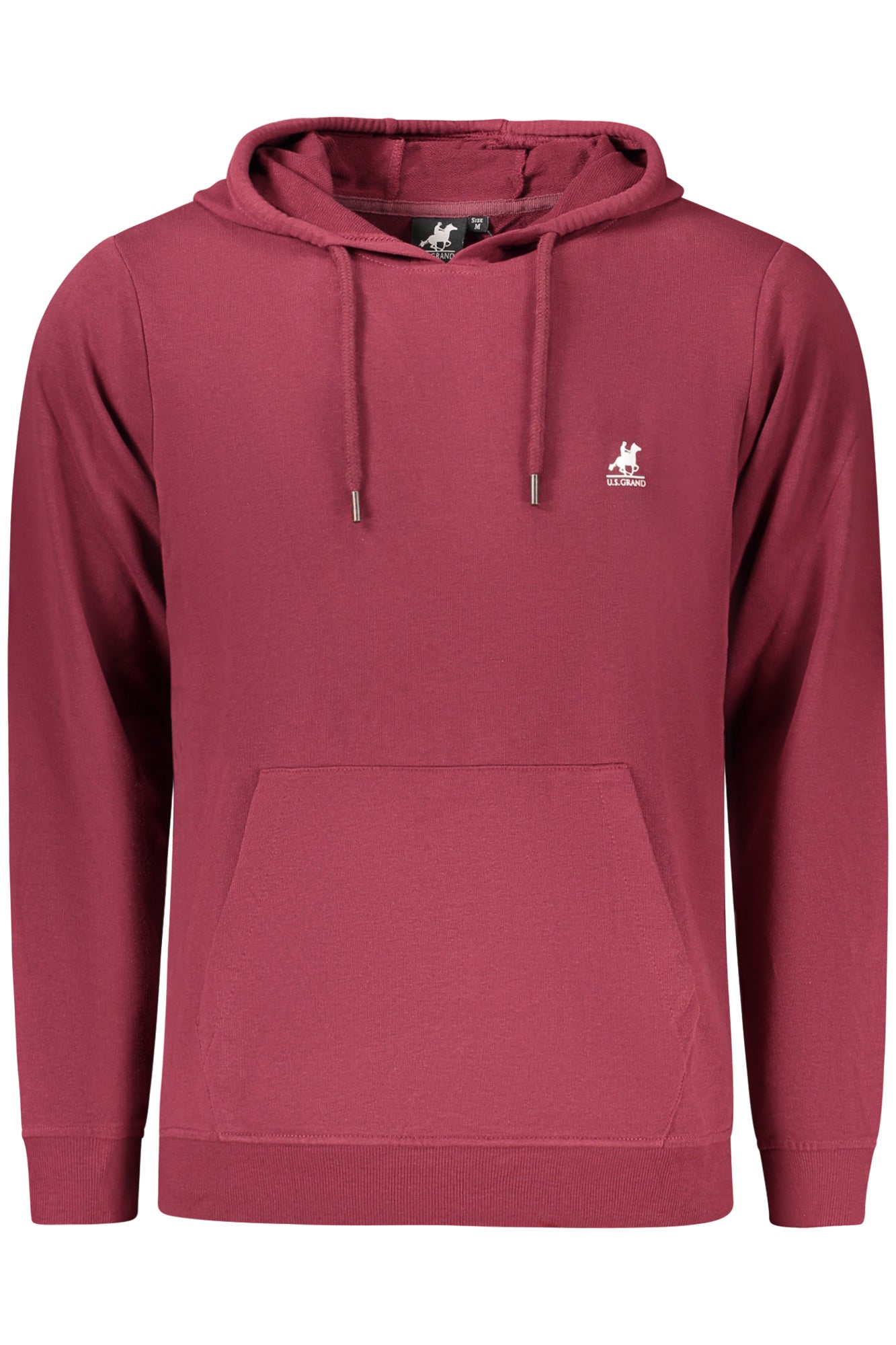 Sudadera roja con cremallera para hombre de U.S. GRAND