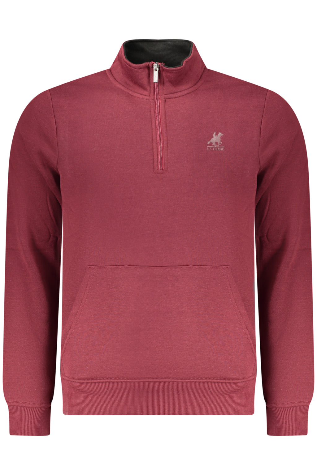 Sudadera roja con cremallera para hombre de U.S. GRAND