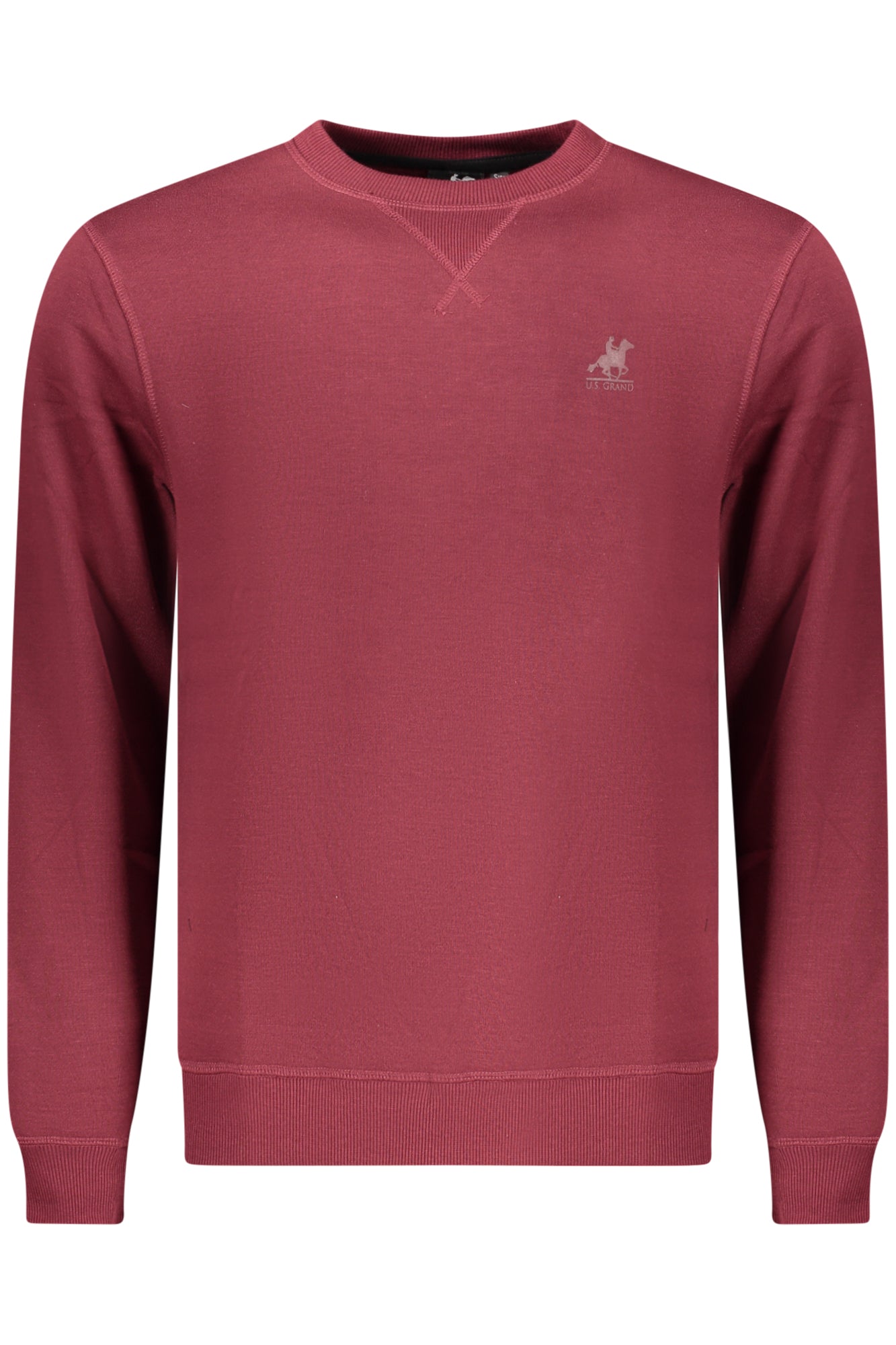Sudadera roja con cremallera para hombre de U.S. GRAND