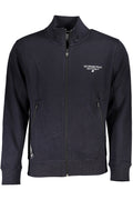 ""U.S. GRAND FELPA CON ZIP UOMO BLU""