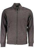 ""U.S. GRAND FELPA CON ZIP UOMO GRIGIO""