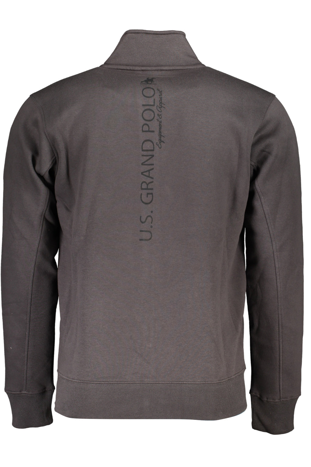 ""U.S. GRAND FELPA CON ZIP UOMO GRIGIO""
