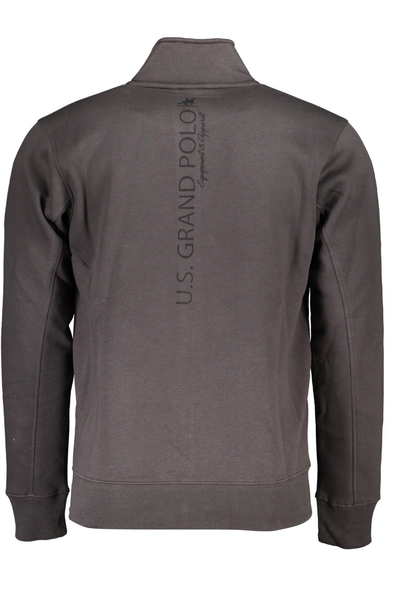 ""U.S. GRAND FELPA CON ZIP UOMO GRIGIO""