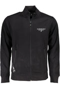""U.S. GRAND FELPA CON ZIP UOMO NERO""