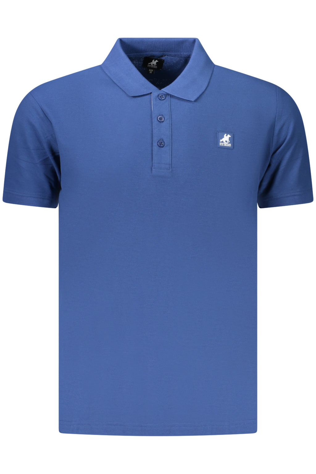 Polo de manga corta azul para hombre, marca U.S. Grand Polo