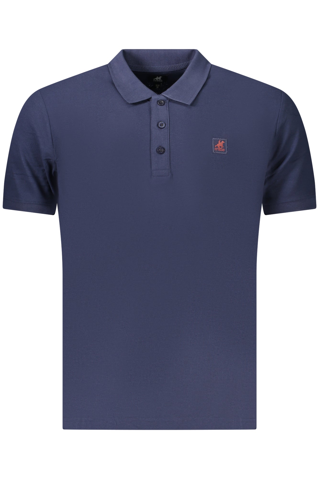 Polo de manga corta azul para hombre, marca U.S. Grand Polo