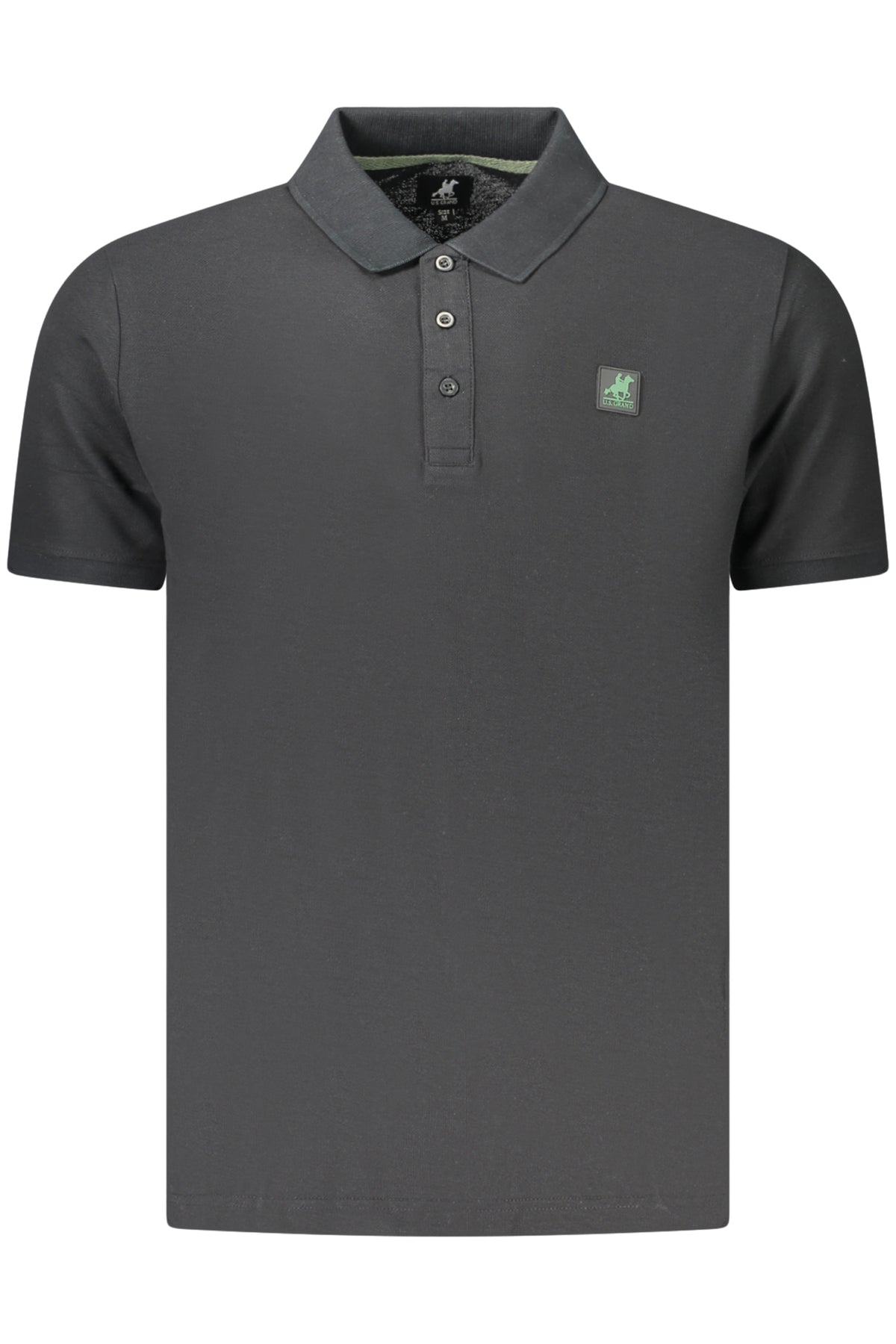 Polo Grand Polo de manga corta para hombre, color negro, de EE. UU.