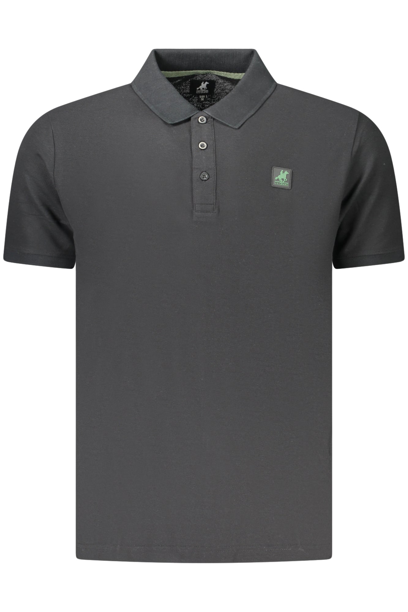 Polo Grand Polo de manga corta para hombre, color negro, de EE. UU.