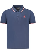Polo de manga corta azul para hombre, marca U.S. Grand Polo
