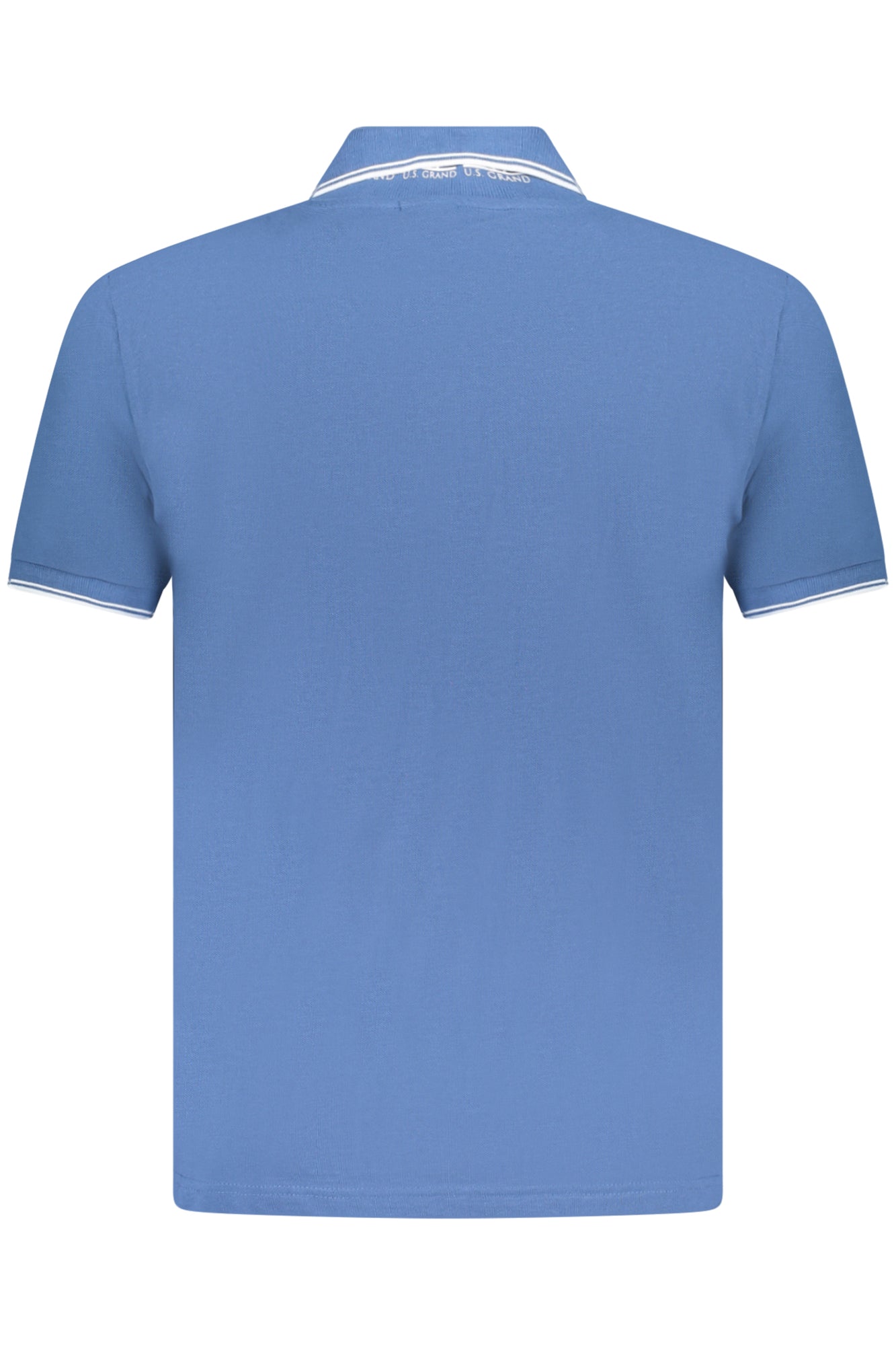 Polo de manga corta azul para hombre, marca U.S. Grand Polo