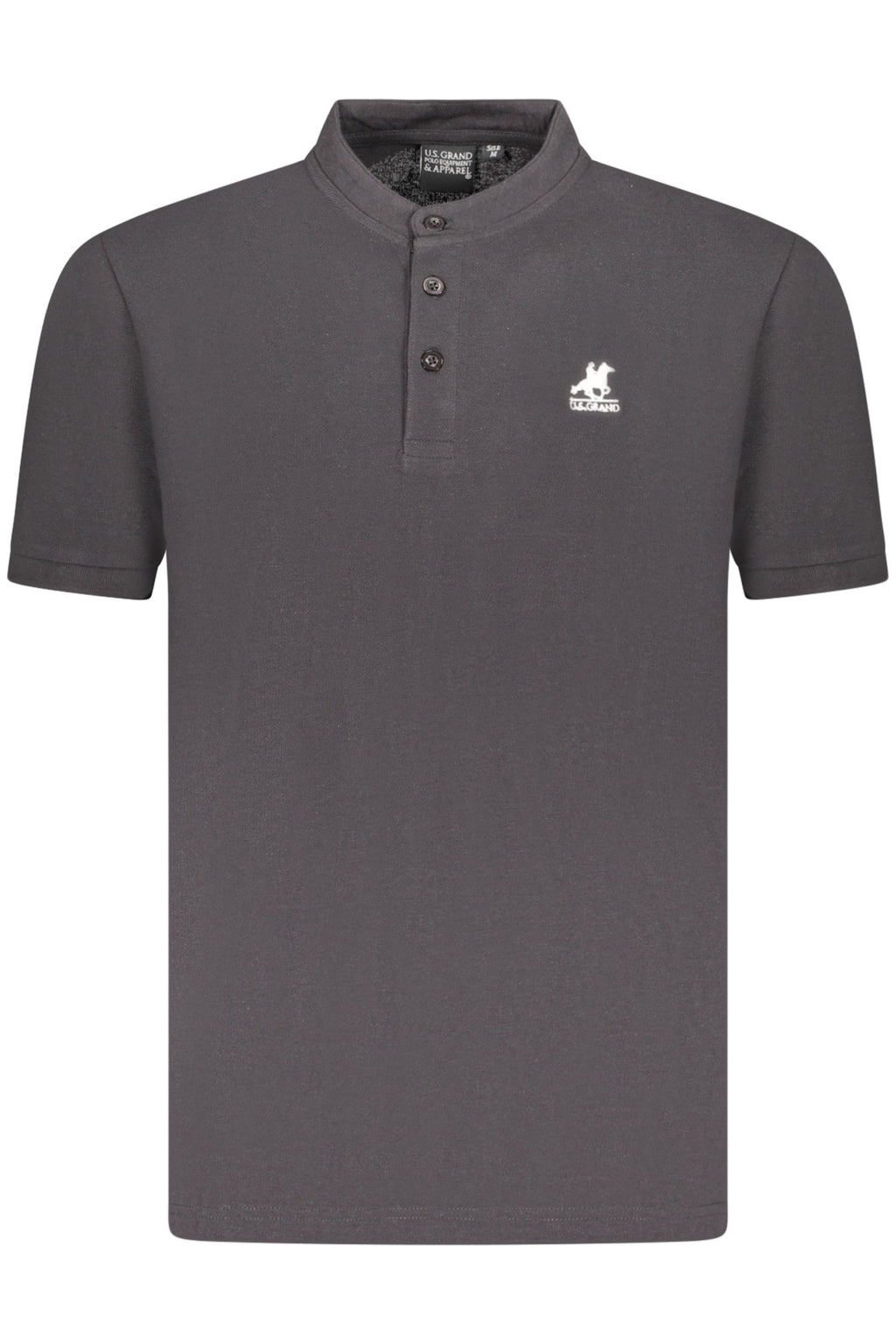 Polo Grand Polo de manga corta para hombre, color negro, de EE. UU.