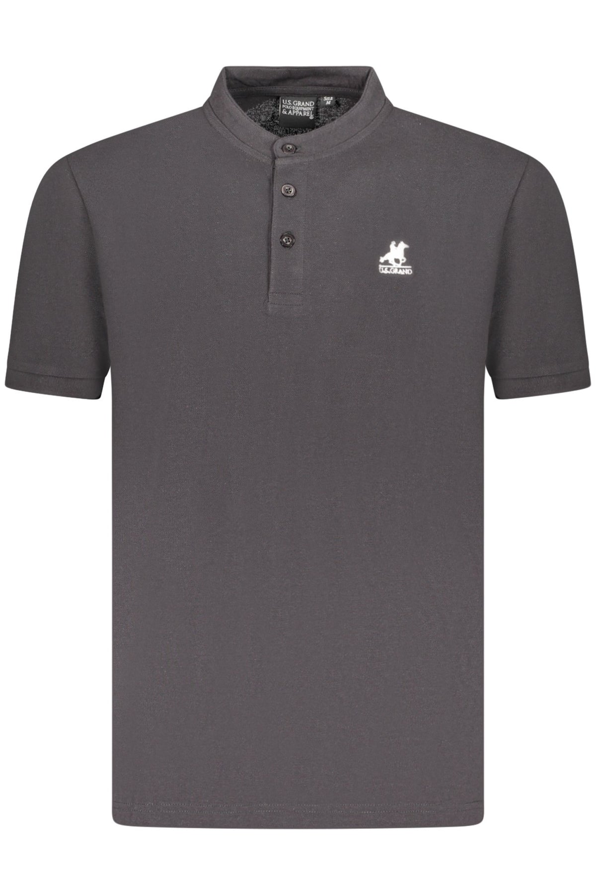 Polo Grand Polo de manga corta para hombre, color negro, de EE. UU.