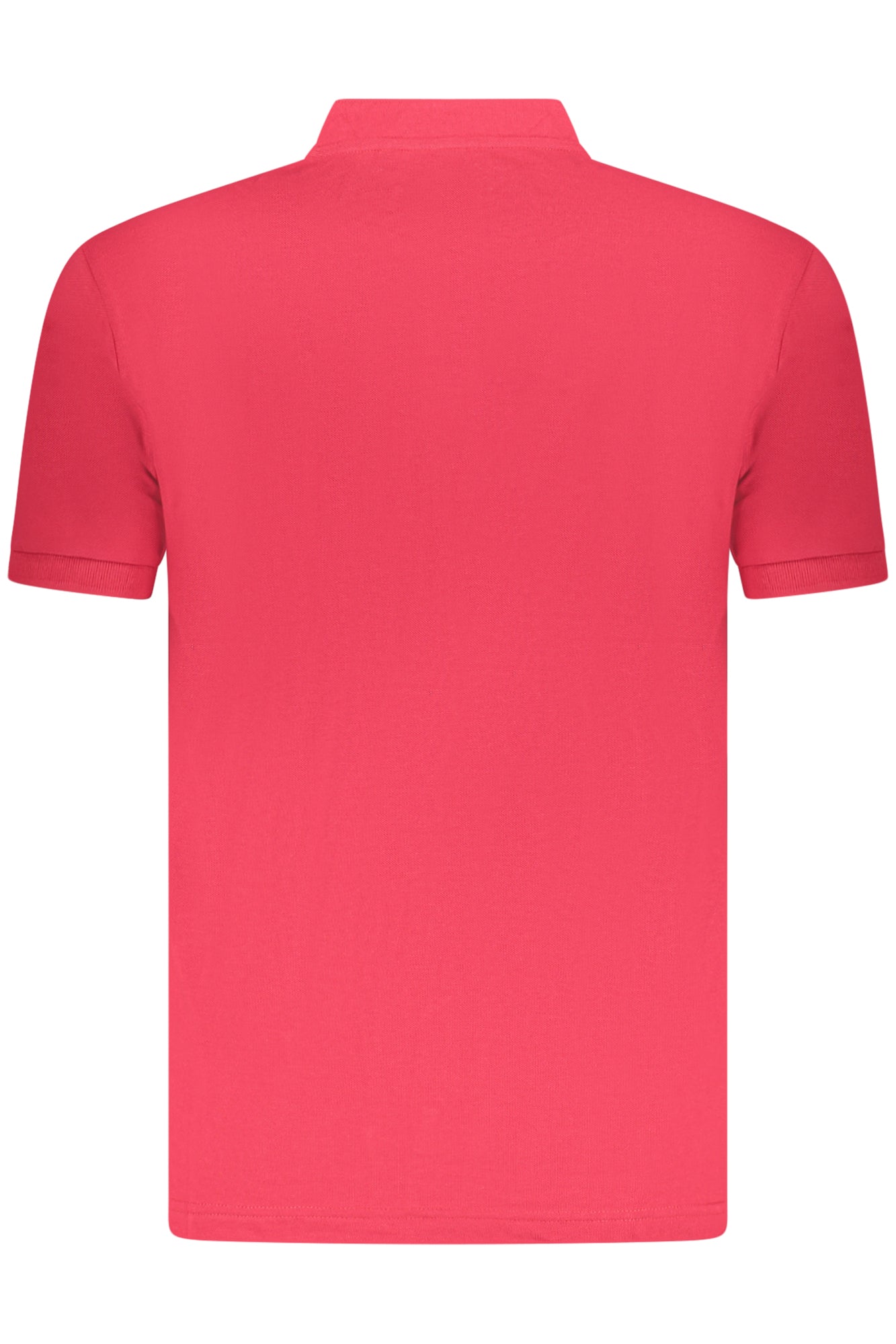 Polo de manga corta para hombre, color rojo, marca estadounidense.