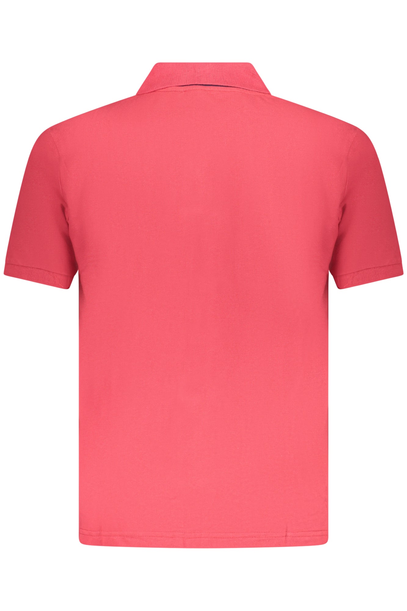 Polo de manga corta para hombre, color rojo, marca estadounidense.