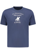 Camiseta de manga corta para hombre U.S. GRAND, azul
