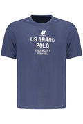 Camiseta de manga corta para hombre U.S. GRAND, azul