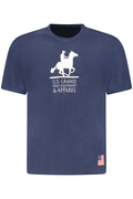 Camiseta de manga corta para hombre U.S. GRAND, azul