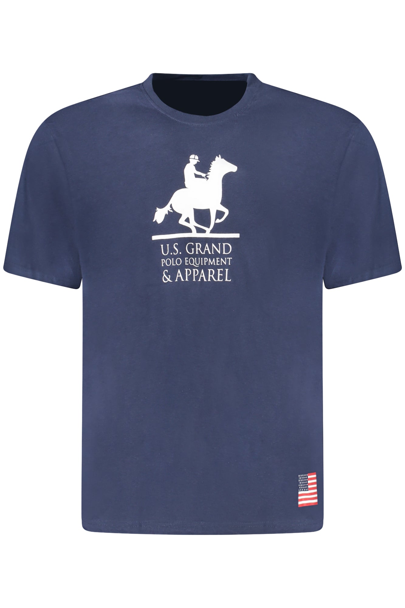 Camiseta de manga corta para hombre U.S. GRAND, azul