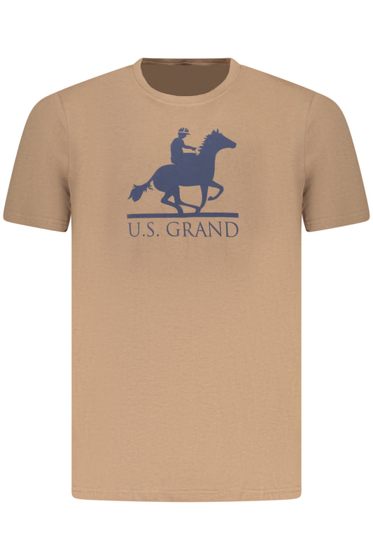CAMISETA DE MANGA CORTA PARA HOMBRE US GRAND MARRÓN