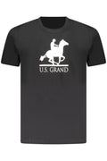US GRAND SCHWARZES KURZARM-T-SHIRT FÜR HERREN