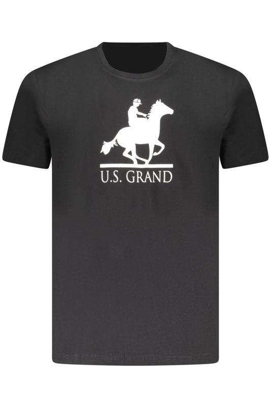 CAMISETA NEGRA DE MANGA CORTA PARA HOMBRE DE US GRAND