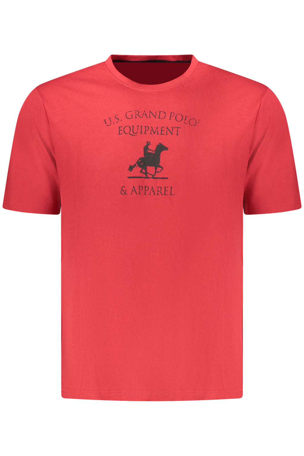 Camiseta roja de manga corta para hombre de la marca U.S. GRAND