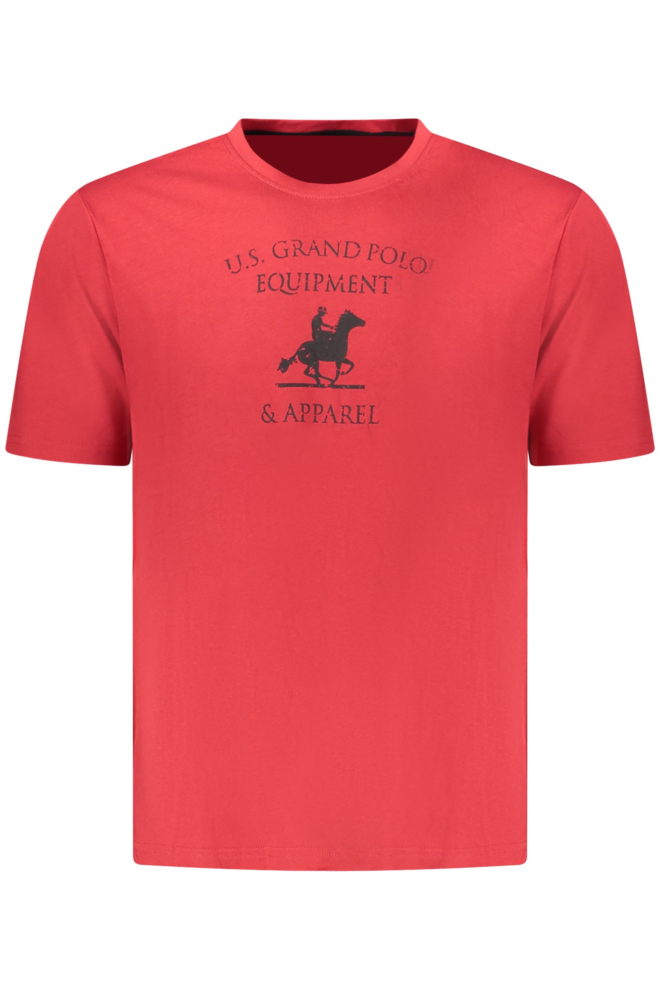 Camiseta roja de manga corta para hombre de la marca U.S. GRAND