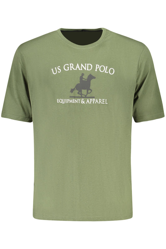 CAMISETA VERDE DE MANGA CORTA PARA HOMBRE DE LA GRANDÍA DE EE. UU.