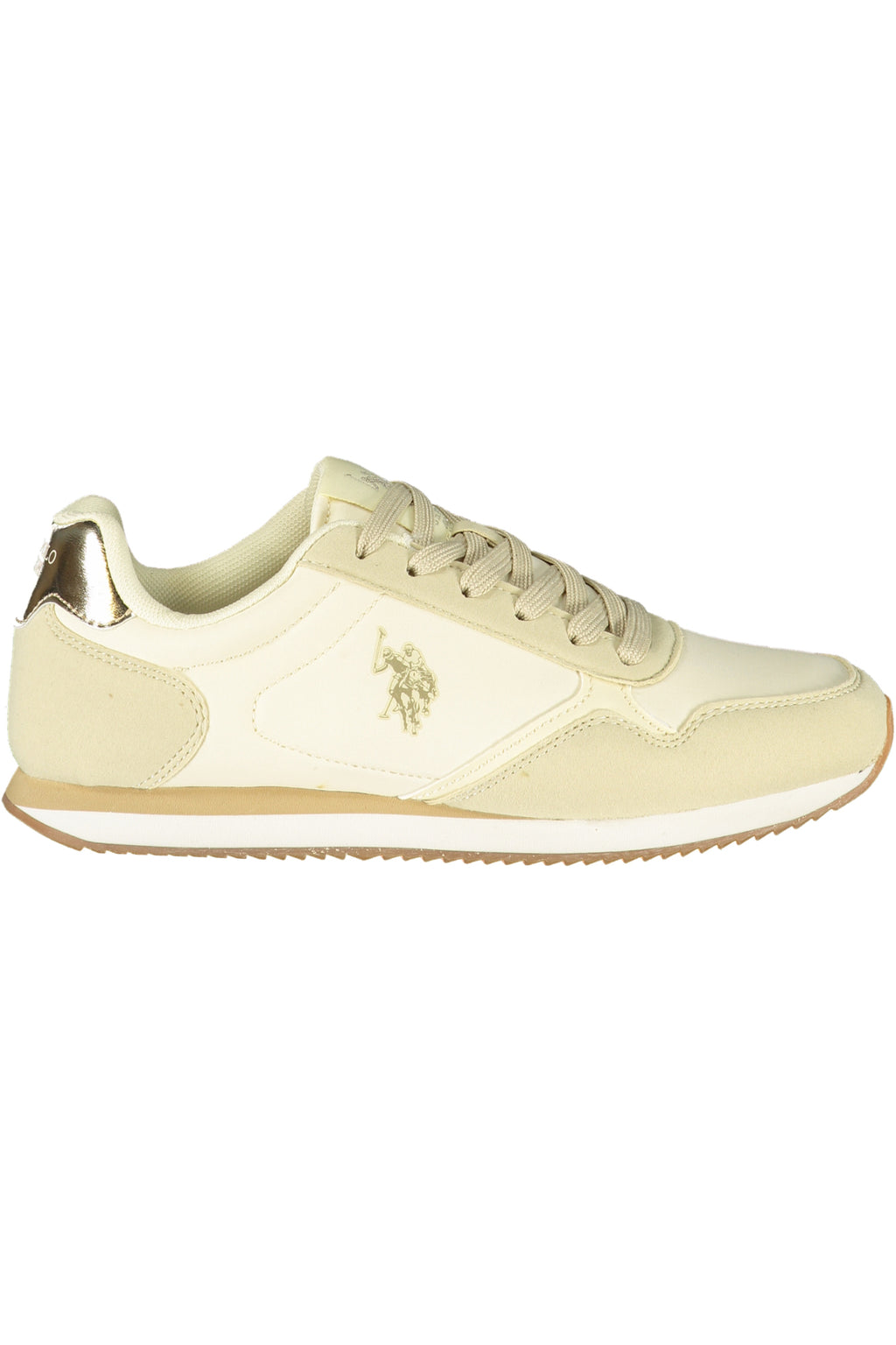 ASOCIACIÓN DE POLO DE EE. UU. CALZADO DEPORTIVO BEIGE PARA MUJERES U.S. POLO ASSN.