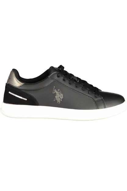 Chaussures de sport noires pour femmes US POLO ASSN.