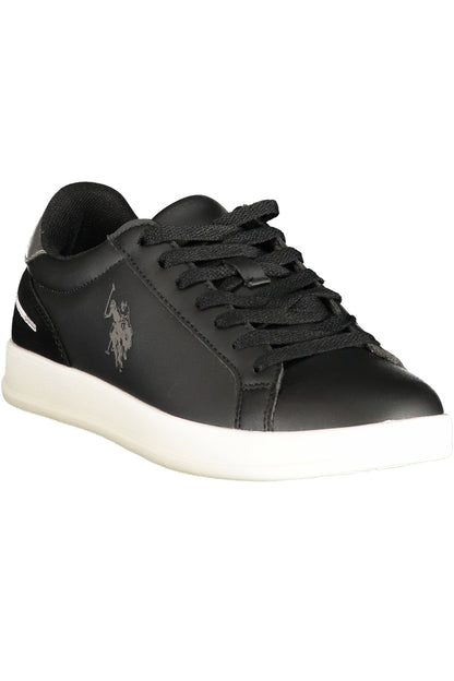Chaussures de sport noires pour femmes US POLO ASSN.