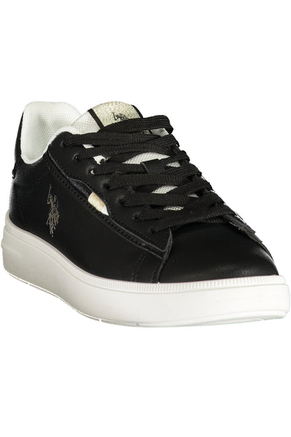 Chaussures de sport noires pour femmes US POLO ASSN.